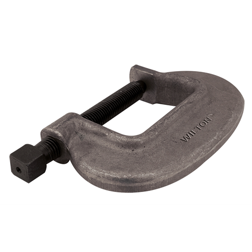 Wilton 2-FC, "O" Series Bridge C-Clamp, Full Closing Spindle, 0 to 2-3/8 in. Jaw Opening, 1-3/4 in. Throat Depth