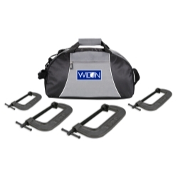 Wilton 4-Piece 540A Series C-Clamp Kit With Duffle Bag