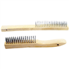 2 pc Wood Handle Wire Brush