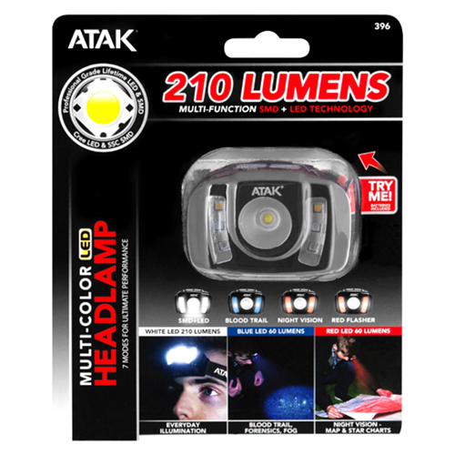 Wilmar Corp. / Performance Tool 396 Atak 210 Lm Multi-Function Headlamp