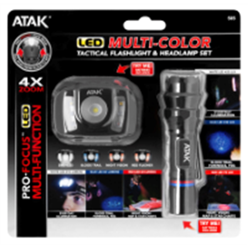 Wilmar Corp. / Performance Tool 585 Atak 2Pc Flashlight & Headlamp