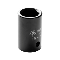 1/2" Drive 16mm 6-Point Impact Socket