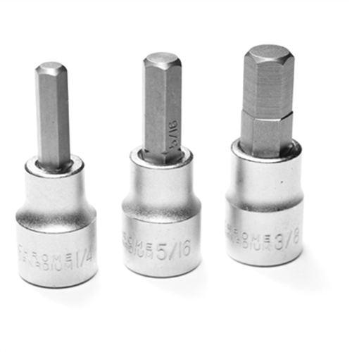 3pc 3/8 Dr Brake Caliper Bit