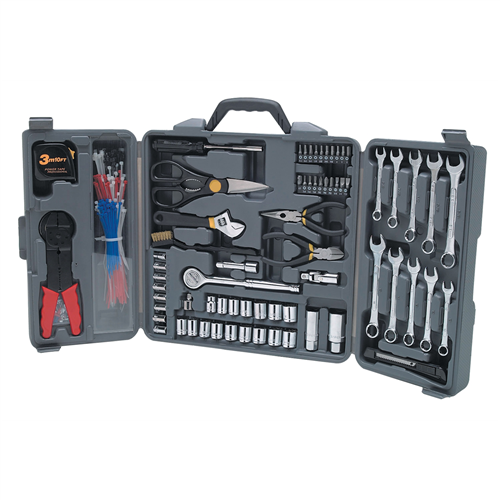 Tri-Fold with Cable Ties Tool 265-Piece Set