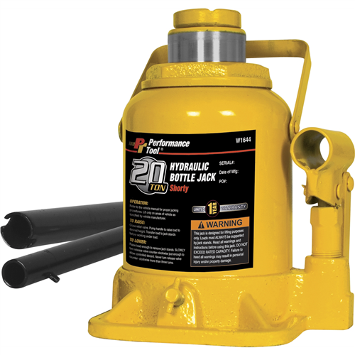 20 Ton Shorty Hydraulic Bottle Jack - Handling Equipment