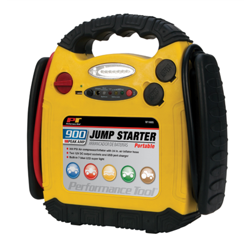 Wilmar Corp. / Performance Tool W1665 900 Amp Jump Starter, Inflator