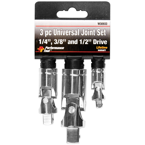 Wilmar W30933 3-Piece Universal Joint Set