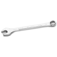 Chrome Combination Wrench, 11/16", with 12 Point Box End, Raised Panel, 8-1/8" Long