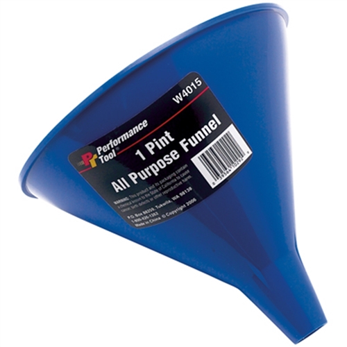 Wilmar Corp. / Performance Tool W4015 1 Pint All Purpose Funnel