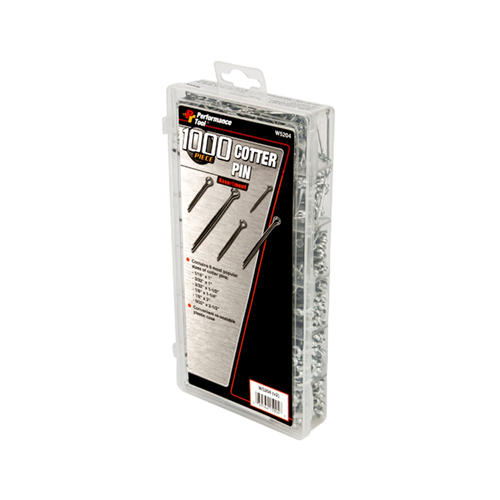 1,000 Piece Cotter Pin Hardware Kit