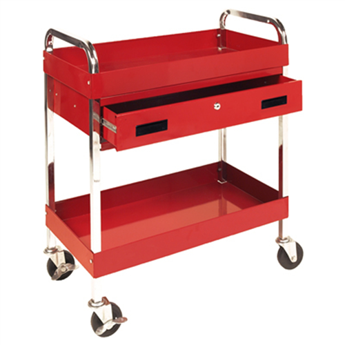 Wilmar Corp. / Performance Tool W54004 2 Shelf Utility Cart W/Drawer