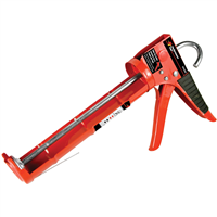 Ratcheting Caulk Gun with Cutter