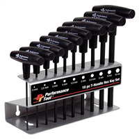 10 Piece Metric T-Handle Hex Key Set