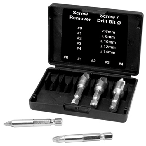 Wilmar Corp. / Performance Tool W80563 5Pc Screw Remover Set