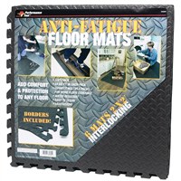 Diamond Shape 2' x 2' Interlocking Anti-Fatigue Mats (Pack of 6)