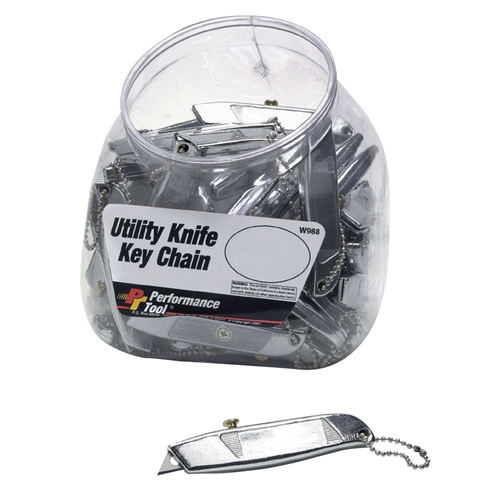 50 Individual Utility Knife and Key Chain