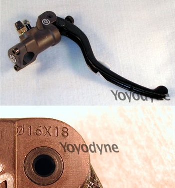 16x18 Brake Master Cylinder- Brembo Radial Pump