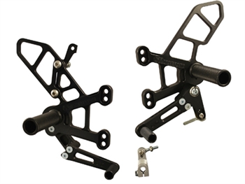 05-0169B - Kawasaki ZX10R 2011-15 Rearset Kit, (GP Shift)