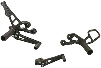 05-0247B - Suzuki GSXR600/750 '06-10 BLACK - Rearset Kit