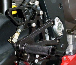 05-0500B - Triumph (06-12) Daytona 675, Street Triple Rearset Kit, STD Shift 