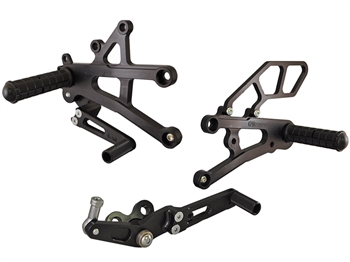 05-0512B - Triumph Daytona 675 Rearset Kit W/ Dynojet QS, GP Shift, RACE ONLY