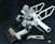 05-0640BA - SILVER Ducati 848/1098/1198, 848 Evo (Std Shift Only) Rearset Kit W/Pedals