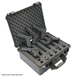 Universal Handgun 6 Pack Gun Case
