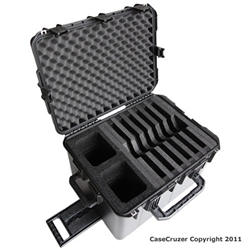 CaseCruzer Modular 6 Pack Laptop Carrying Case. (Restocking fee 25%)