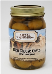 Bleu Cheese Stuffed Olives 16oz | South Dakota