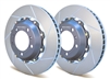 GiroDisc Competition Front 2 Piece Brake Rotors Slotted (Pair) for Porsche 991 C4S/C2S