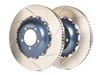 GiroDisc Competition Rear 2 Piece Brake Rotors Slotted (Pair) for Porsche 991 GT3