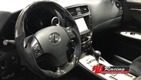 Custom Carbon Fiber Steering Wheel for Lexus ISX