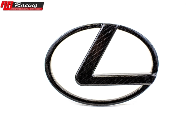 RR Racing Lexus IS Front Carbon Vented L Badge