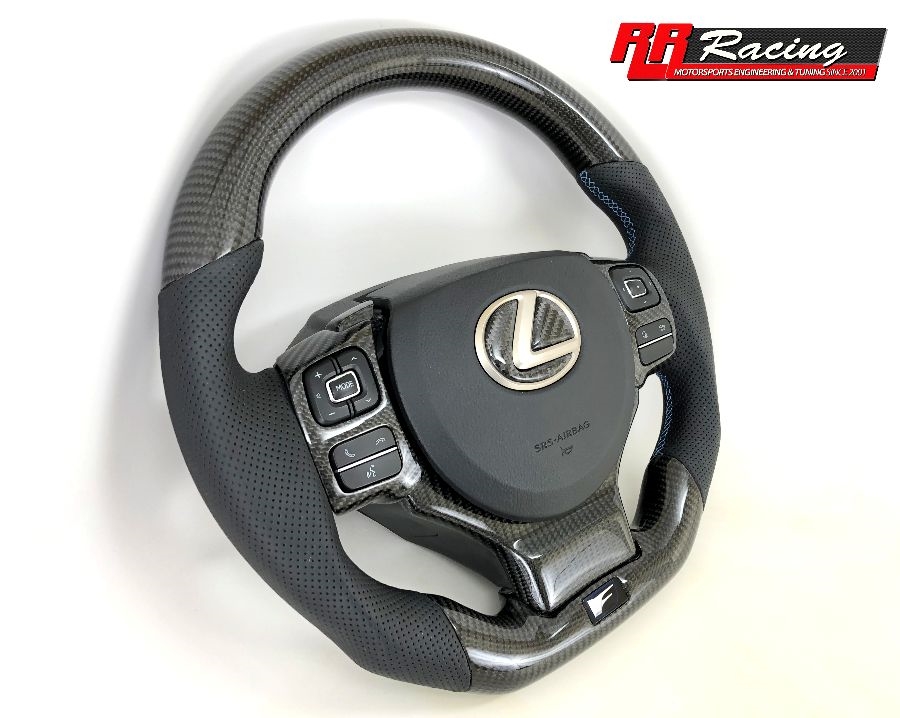 Custom Carbon Fiber Steering Wheel for Lexus ISX and RCX