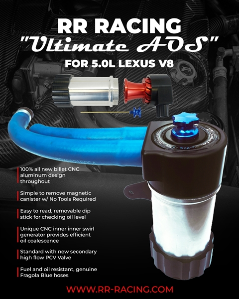 Ultimate Air/Oil Separator for Lexus RCF