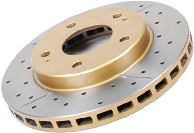 Front DBA 4000 Series rotors for BRZ/FRS, drilled and slotted (pair)