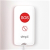 memory picture phone large photo buttons smpl SIMPLE Senior Alzheimer's Dementia landline with SOS alert pendant