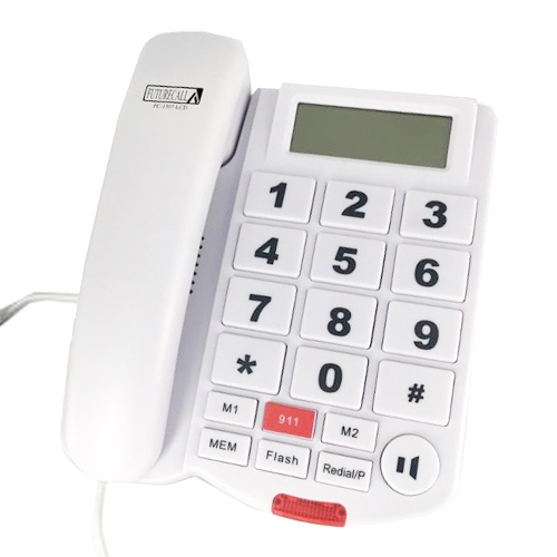 speakerphone phone for seniors with large buttons