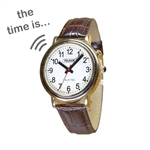 talking reminder watch for seniors with dementia Alzheimer's blindness eyesight impairment analog elderly wristwatch