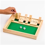 shut the box Beat-The-Box 12 Spot game for dementia Alzheimer's stroke patients and for elderly and seniors to help with dexterity and boredom helps relieve anxiety in men