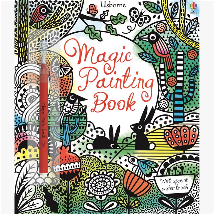 Water Drawing Coloring Book Cards & Magic Pen Painting Drawing