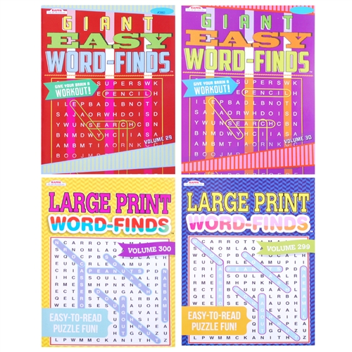 activity books word searches for elderly and those with memory loss or alzheimers