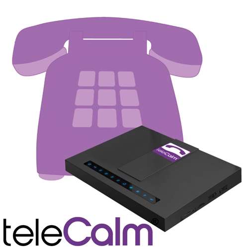 telecalm blocks unwanted scam phone calls for elderly with Alzheimer's controls incoming and outgoing calls dementia or seniors who have compulsive shopping habits