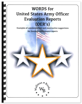 Words for United States Army Officer Evaluation Reports (OERs)