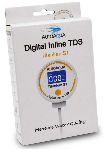 AutoAqua Digital Inline TDS - Titanium S1