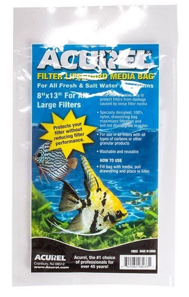 Acurel 8"x13" Filter Drawstring Lifeguard Bag