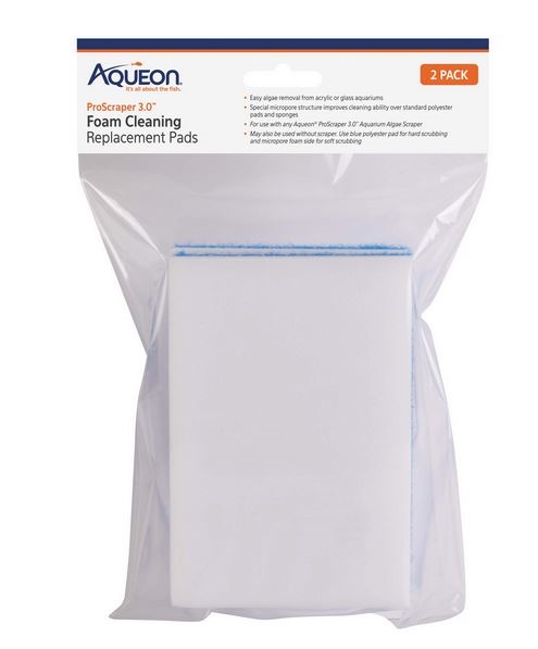 Aqueon ProScraper 3.0 Replacement Foam Pad 2pk