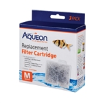 Aqueon Replacement Filter Cartridges MEDIUM 3 Pack