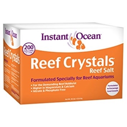 Instant Ocean Reef Crystals Reef Salt 200 Gallon Box