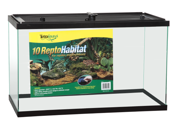 Tetra Reptile Habitat 10 Gallon (20"x10"x12")